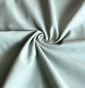 Микровельвет хлопковый, цвет приглушенный тиффани, Корея, арт. МВК-23