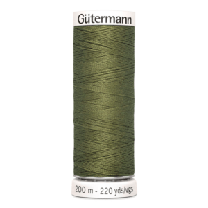 Нитки универсальные Guterman Creativ Sew-All, №100, 100% п/э, 200 м, цвет 432 оливково-зеленый
