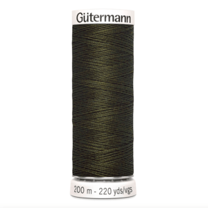 Нитки универсальные Guterman Creativ Sew-All, №100, 100% п/э, 200 м, цвет 531 т.т.хаки