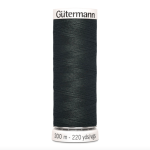 Нитки универсальные Guterman Creativ Sew-All, №100, 100% п/э, 200 м, цвет 755 мокрый асфальт