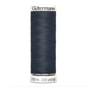Нитки универсальные Guterman Creativ Sew-All, №100, 100% п/э, 200 м, цвет 095 т.синий графитовый