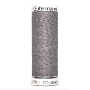 Нитки универсальные Guterman Creativ Sew-All, №100, 100% п/э, 200 м, цвет 493 пепельно-серый