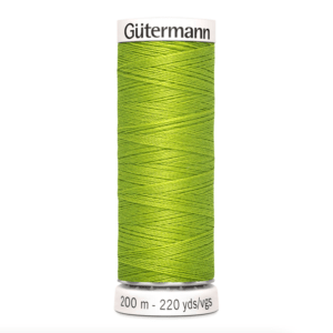 Нитки универсальные Guterman Creativ Sew-All, №100, 100% п/э, 200 м, цвет 616 люминесцентный лайм