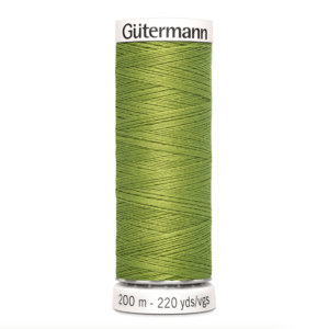 Нитки универсальные Guterman Creativ Sew-All, №100, 100% п/э, 200 м, цвет 582 зеленая горчица