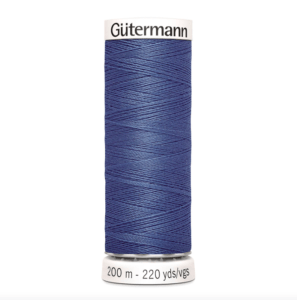 Нитки универсальные Guterman Creativ Sew-All, №100, 100% п/э, 200 м, цвет 112 серо-синий джинс