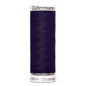 Нитки универсальные Guterman Creativ Sew-All, №100, 100% п/э, 200 м, цвет 339 т.чернильно-синий