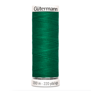 Нитки универсальные Guterman Creativ Sew-All, №100, 100% п/э, 200 м, цвет 402 изумрудно-зеленый