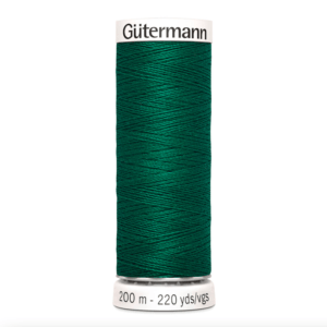 Нитки универсальные Guterman Creativ Sew-All, №100, 100% п/э, 200 м, цвет 403 т.изумрудно-зеленый