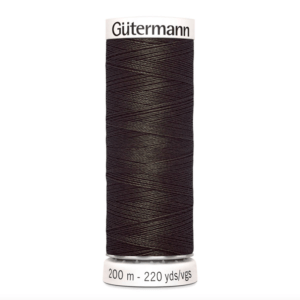 Нитки универсальные Guterman Creativ Sew-All, №100, 100% п/э, 200 м, цвет 671 т.серо-коричневый