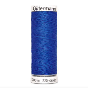 Нитки универсальные Guterman Creativ Sew-All, №100, 100% п/э, 200 м, цвет 959 голубой королевский