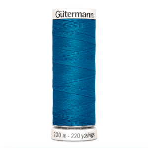 Нитки универсальные Guterman Creativ Sew-All, №100, 100% п/э, 200 м, цвет 025 св.морская волна