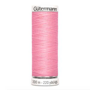 Нитки универсальные Guterman Creativ Sew-All, №100, 100% п/э, 200 м, цвет 043 бледно-розовый