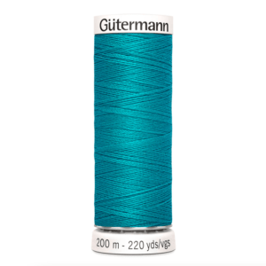 Нитки универсальные Guterman Creativ Sew-All, №100, 100% п/э, 200 м, цвет 055 св.зеленая бирюза