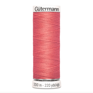 Нитки универсальные Guterman Creativ Sew-All, №100, 100% п/э, 200 м, цвет 080 перламутрово-розовый
