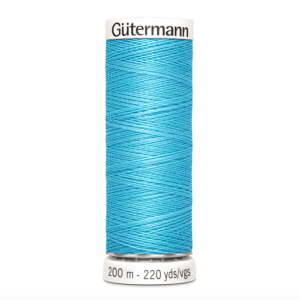 Нитки универсальные Guterman Creativ Sew-All, №100, 100% п/э, 200 м, цвет 196 бледно-лазурный