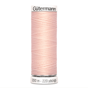 Нитки универсальные Guterman Creativ Sew-All, №100, 100% п/э, 200 м, цвет 658 розовая карамель